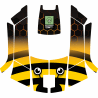 Stickers bee robot mower