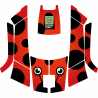 Stickers ladybird robot mower