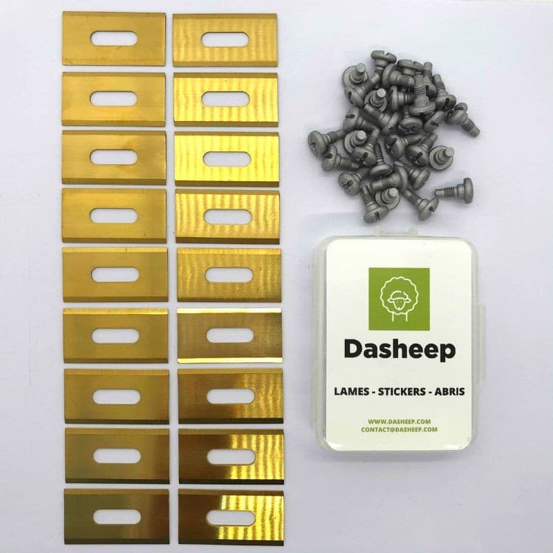 Endurance Robotic Lawn Mower Blades for Husqvarna - Titanium 18 blade set Endurance Robotic Lawn Mower Blades for Husqvarna - Titanium 18 blade set