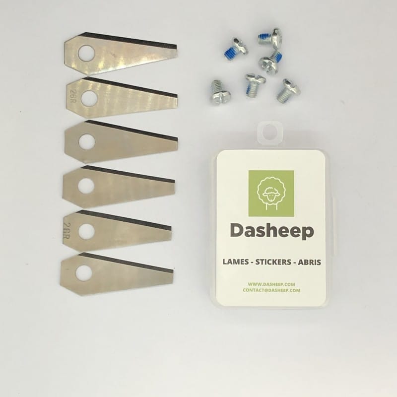 Robot mower blades for Bosch indego - steel set of 6 blades Robot mower blades for Bosch indego - steel set of 6 blades